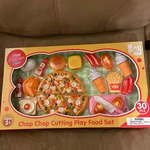 Chop Chop Cutting Play Food Set, Happy Afternoon Tea, Ages 3+, 30 pieces, new